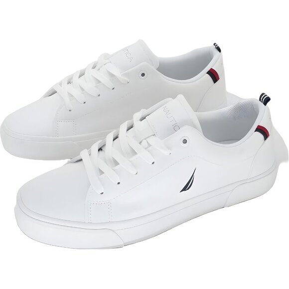 Nautica Graves Court Low-Top Sneakers Men White Navy US 8.5M EU 41-42 main image 4